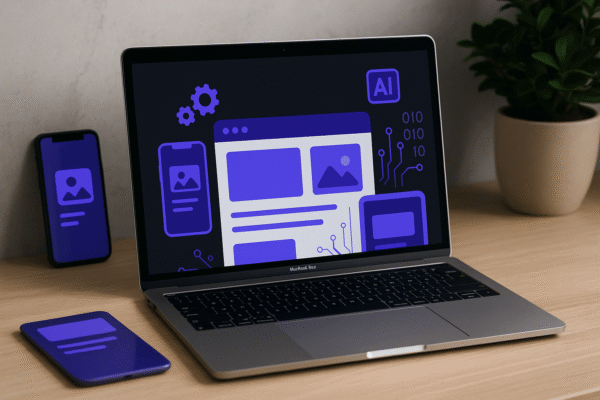 Purple laptop